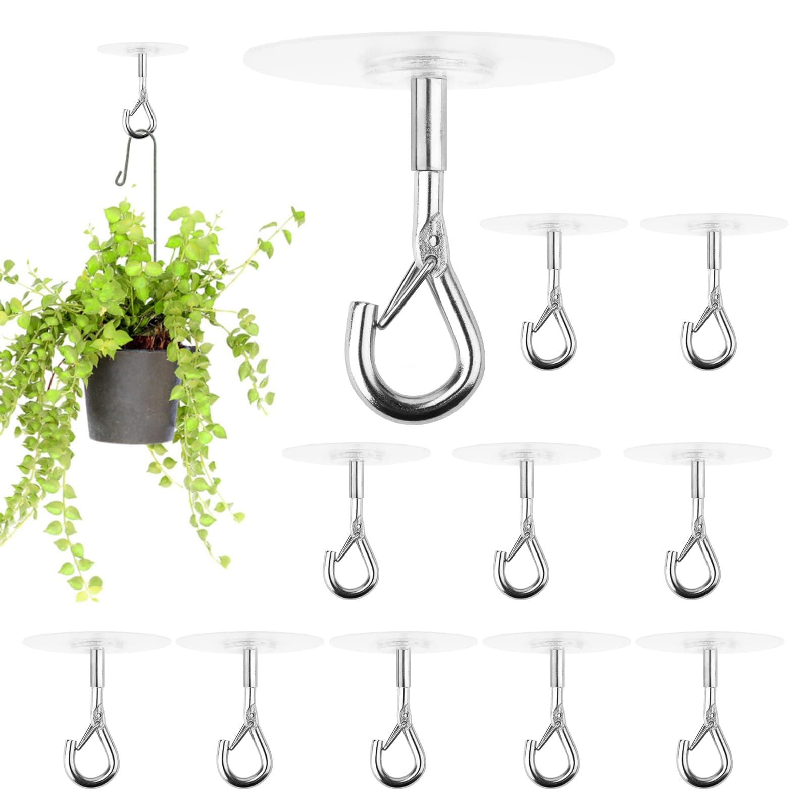 Heavy-Duty Ceiling Hook for Hanging Plants