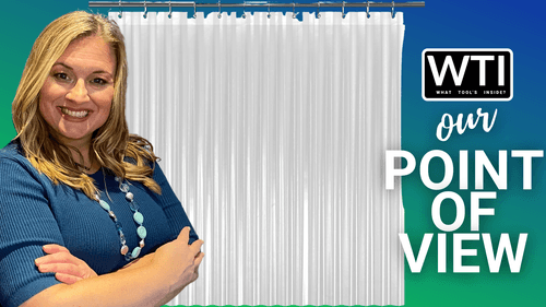 LiBa PEVA Shower Curtain Liner (10-Gauge)