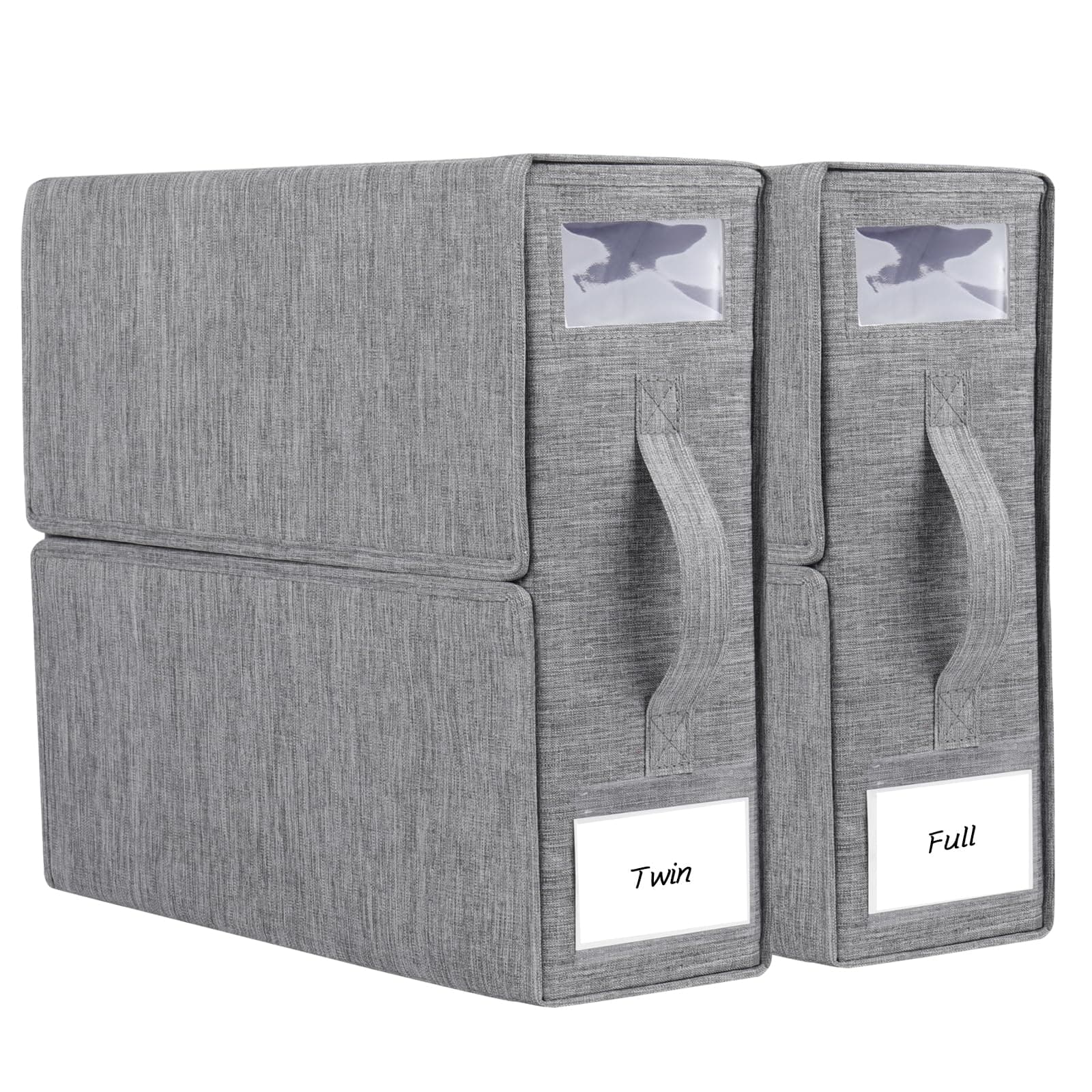 Linen Closet Organizer Foldable Bins