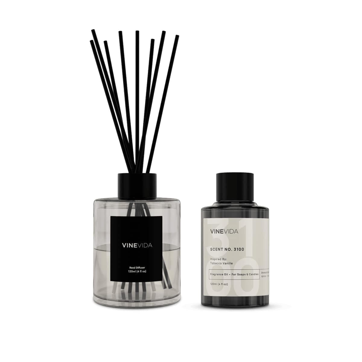 LOVSPA Reed Diffuser Set, Coastal Citrus