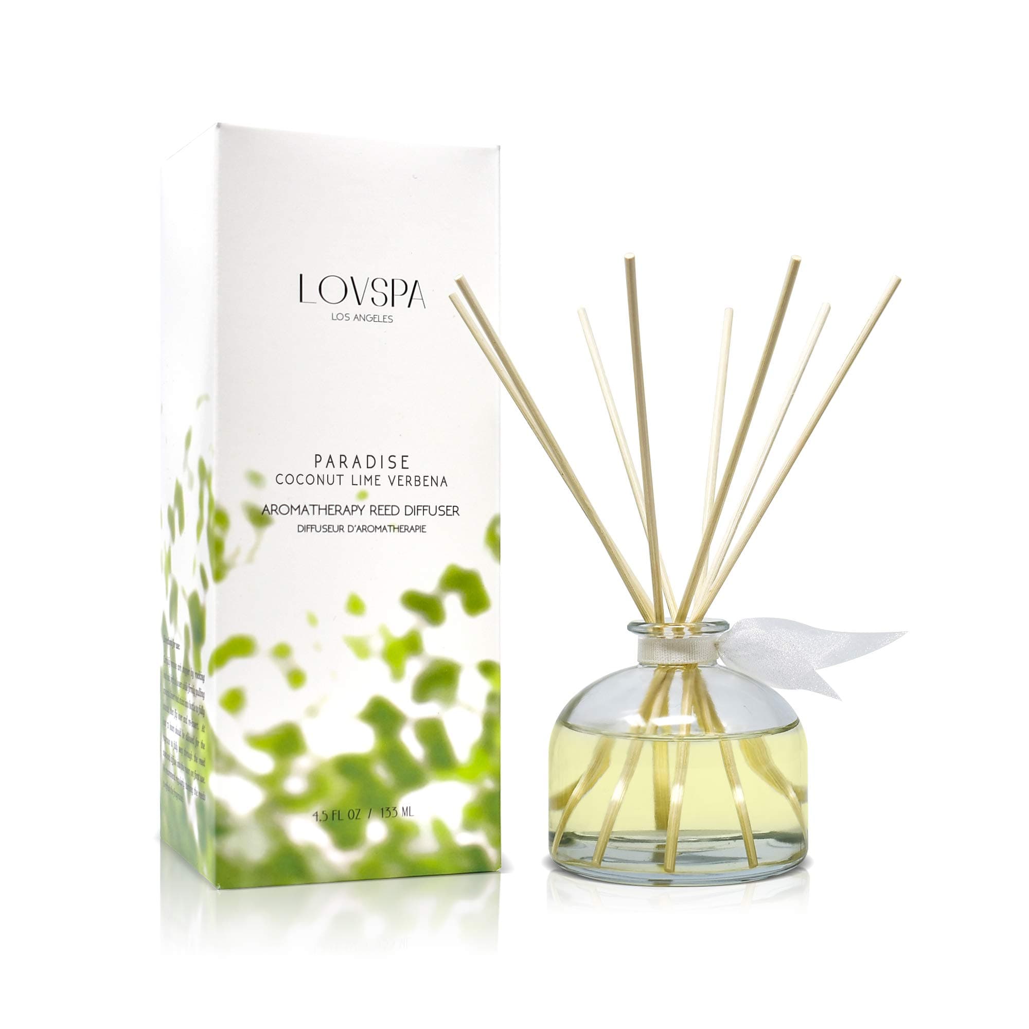 LOVSPA Reed Diffuser Set, Eucalyptus and Mint