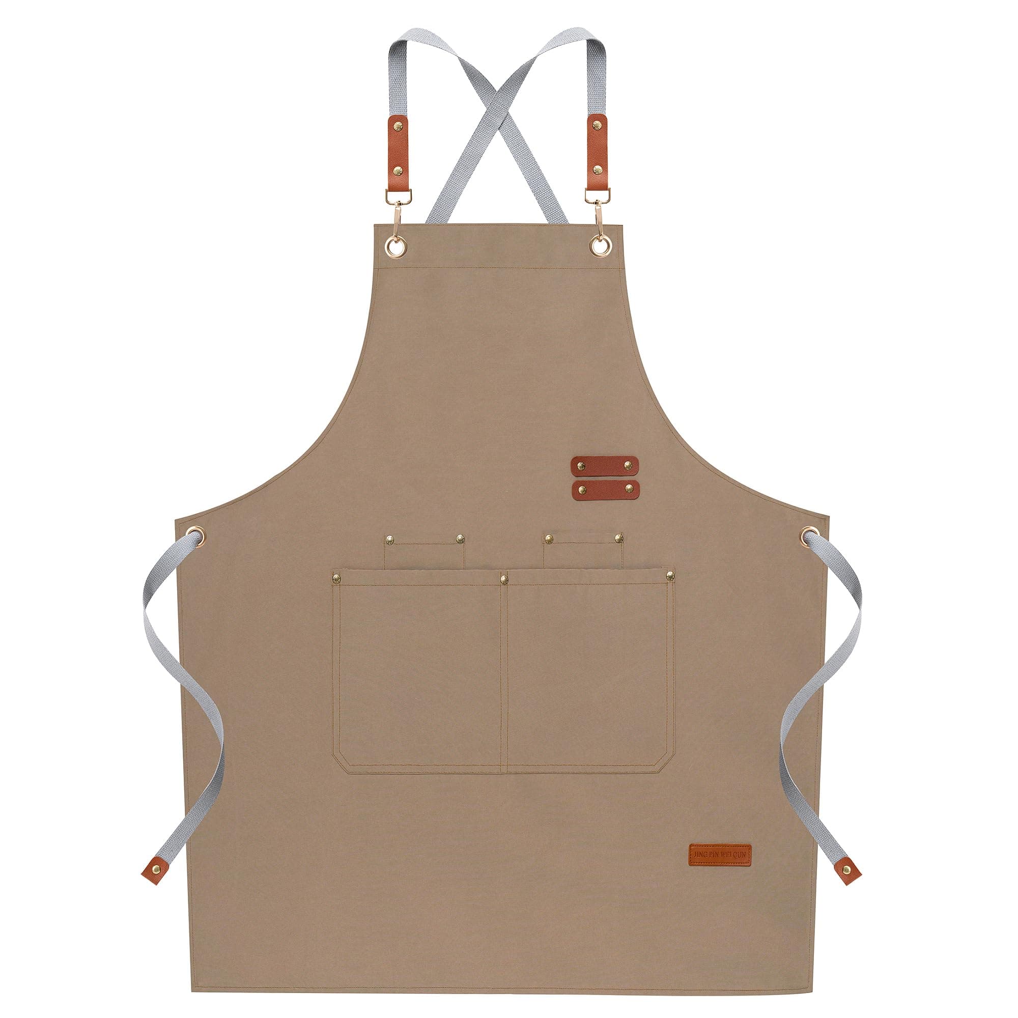 LOYGLIF Canvas Apron with 6 Pockets