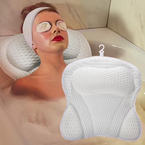 Bath Pillow Spa Bathtub Cushion Head Neck Shoulder