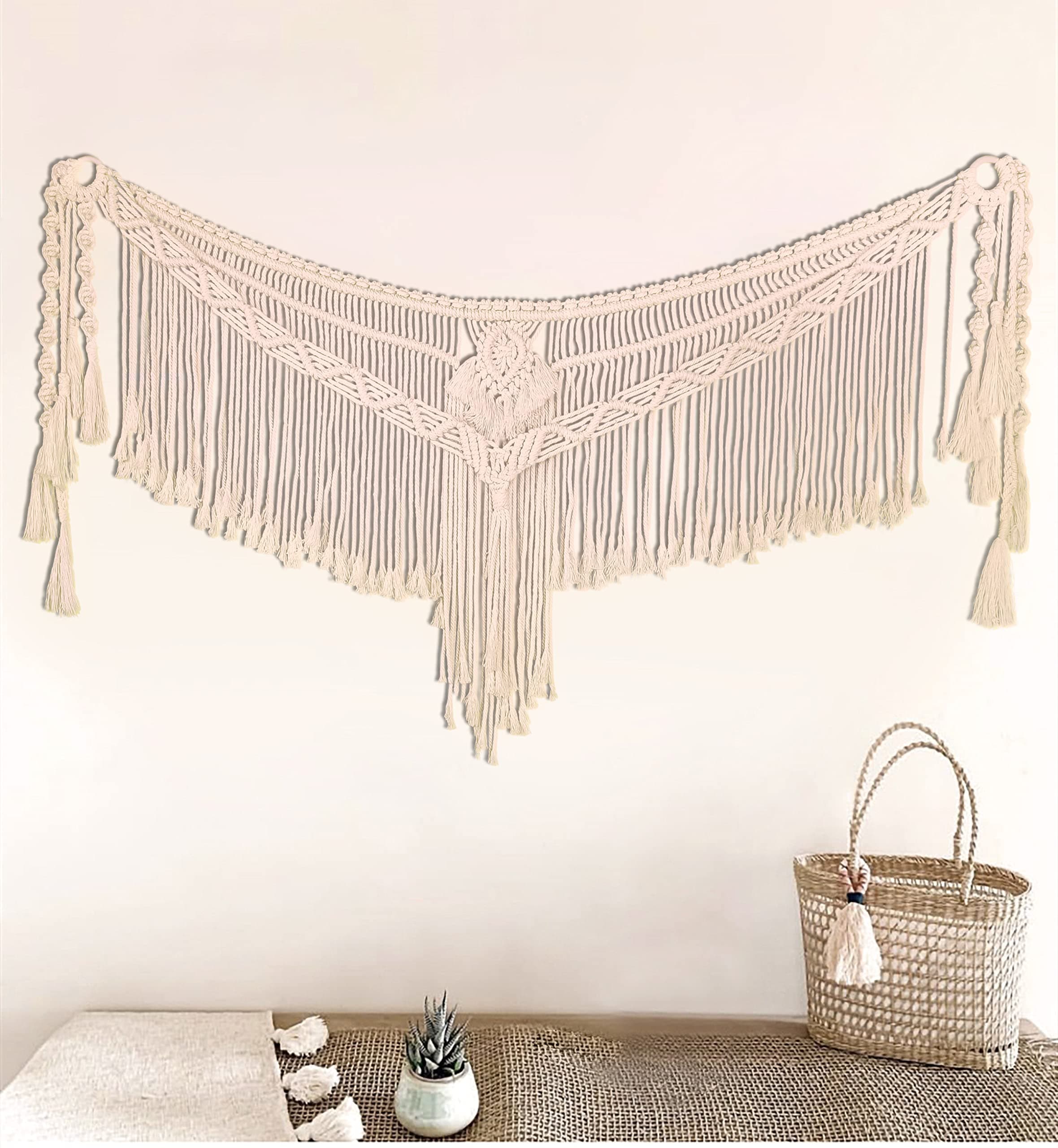 Macrame Woven Wall Tapestry Large