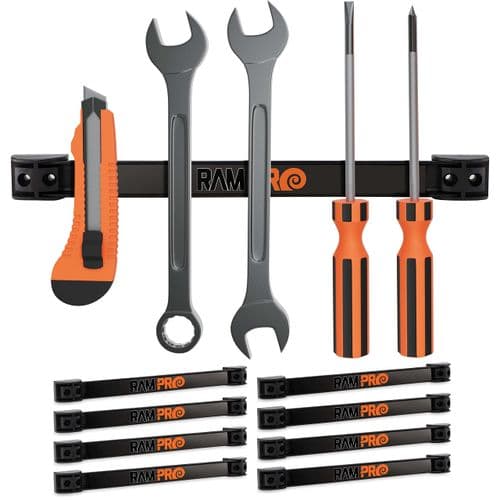 Heavy-Duty Magnetic Tool Holder Strip (24 in)