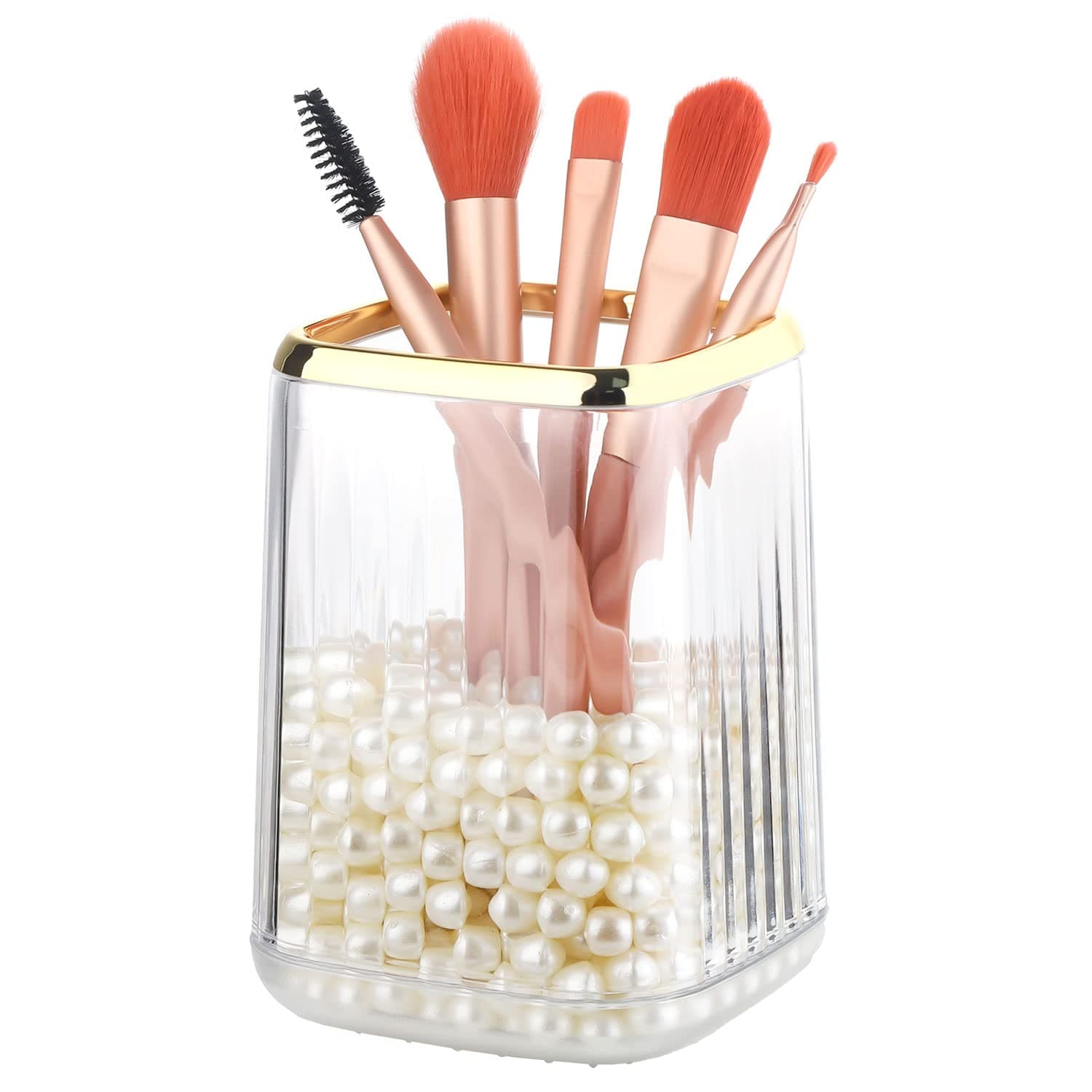 Glass Crystal Makeup Brush Cup Holder Vanity Display