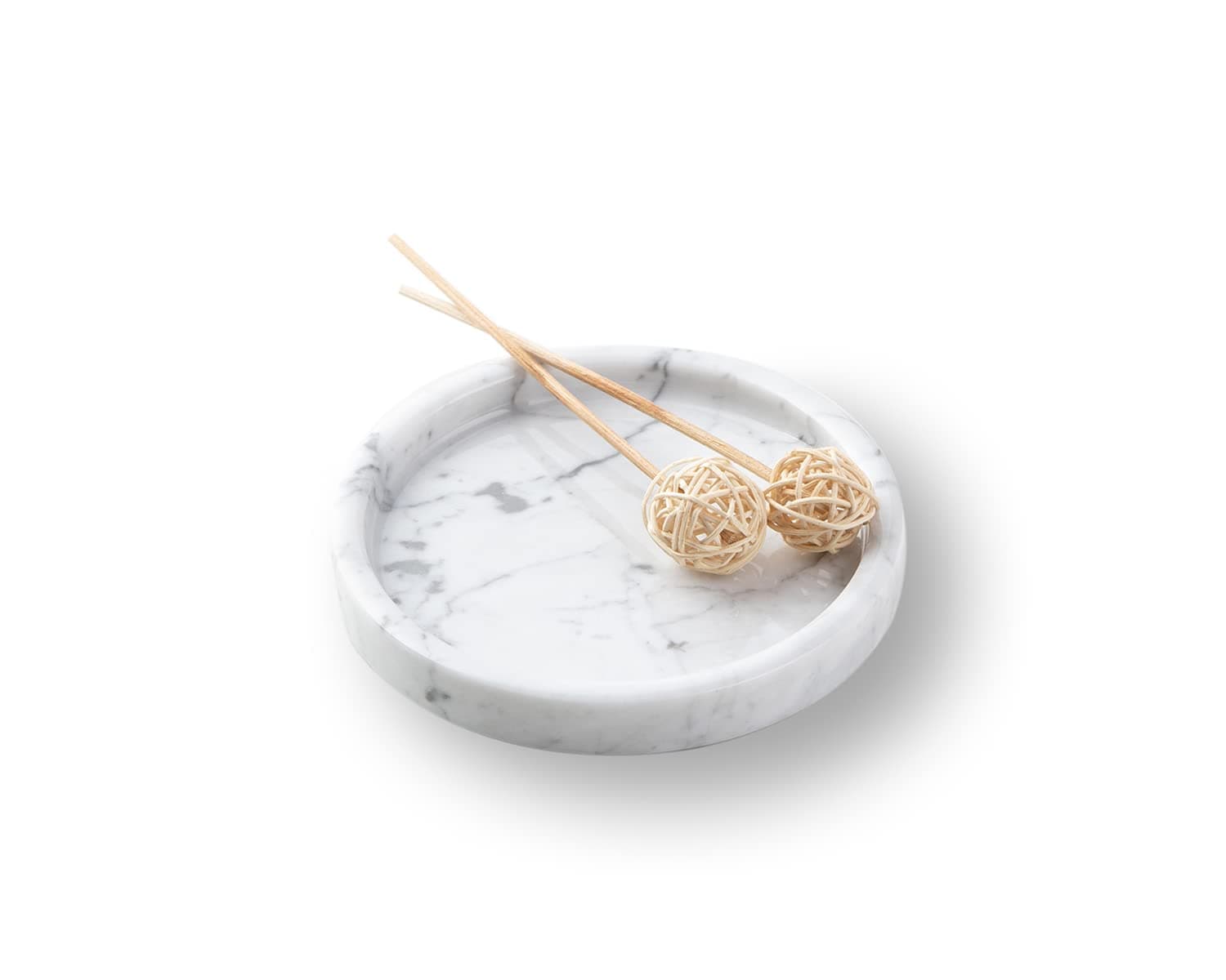 Round Marble Decorative Tray