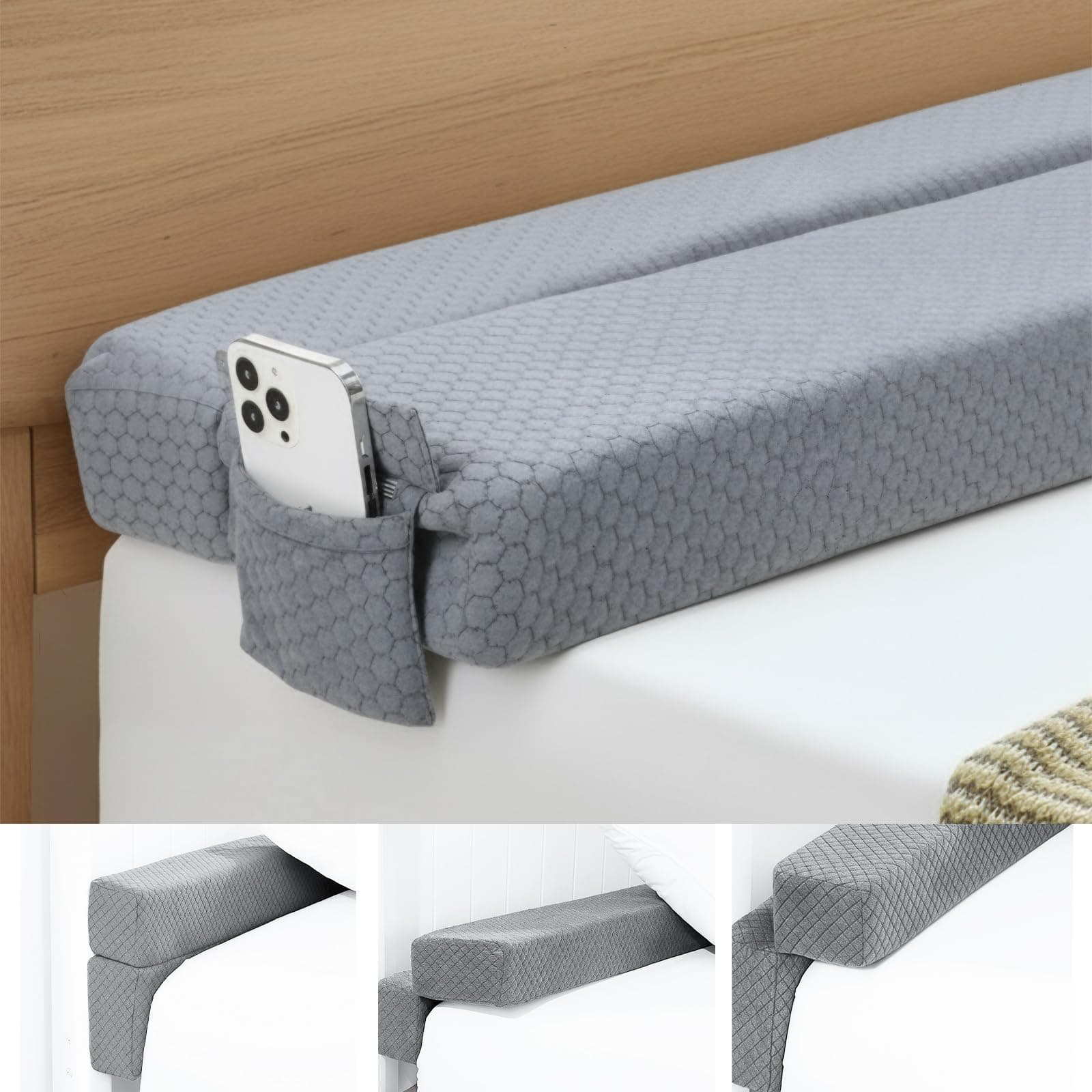 Mattress Wedge Gap Filler Queen Size Memory Foam