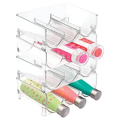 mDesign 3-Tier Water Bottle Storage Rack