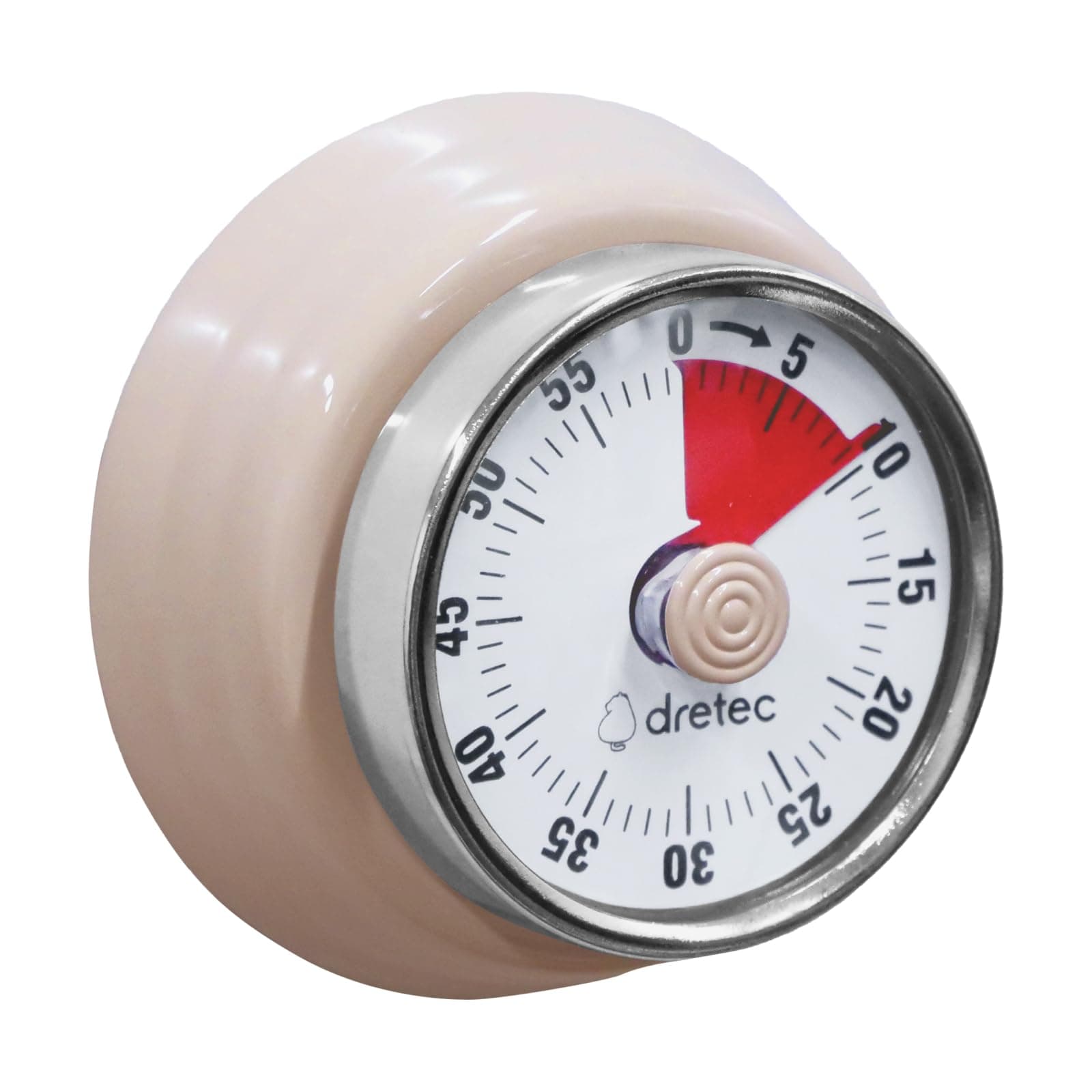 MEHE Retro Mechanical Kitchen Timer Stainless Steel