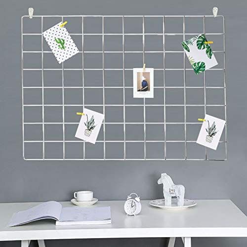 Metal Wire Grid Wall Panel (2 x 4 ft, black)