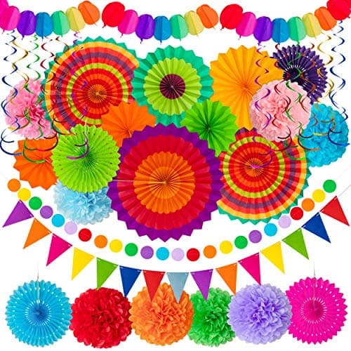 35-Piece Mexican Fiesta Party Decoration Kit