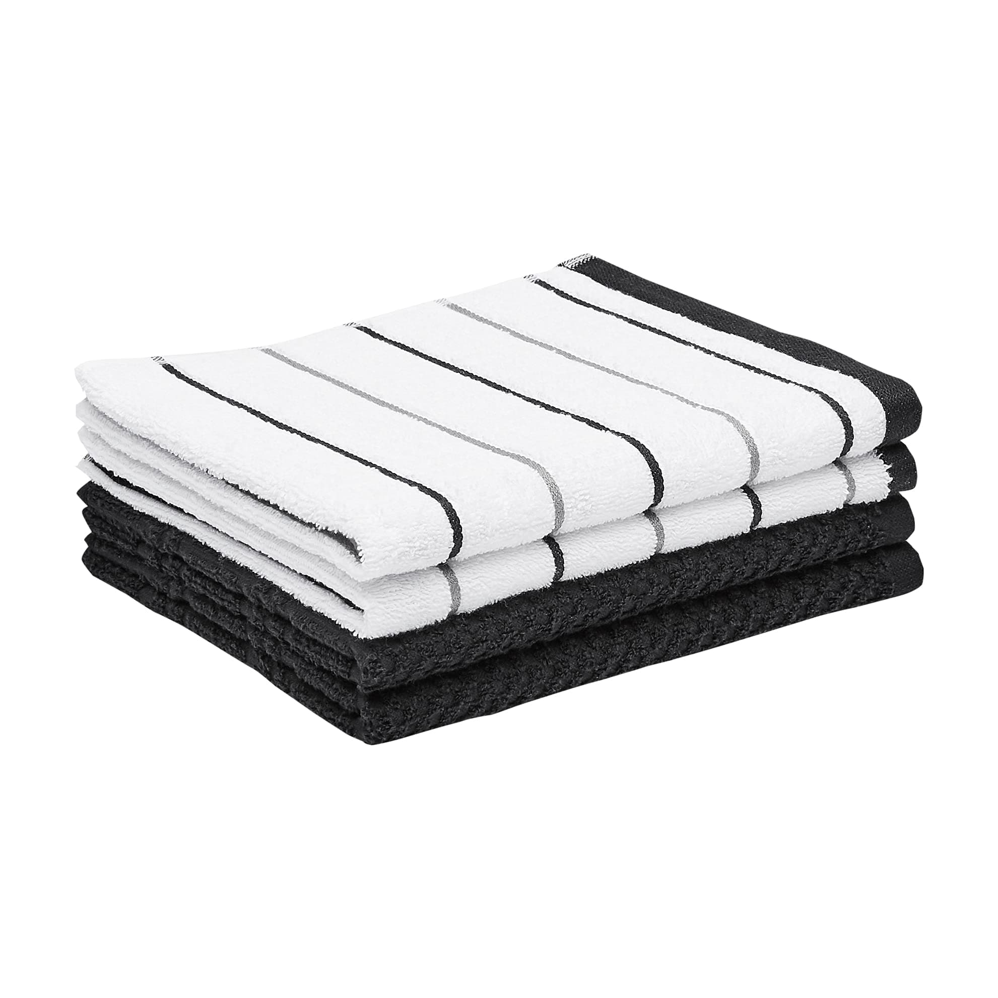 Waffle Weave Cotton Hand Towel Set (4 Pack)