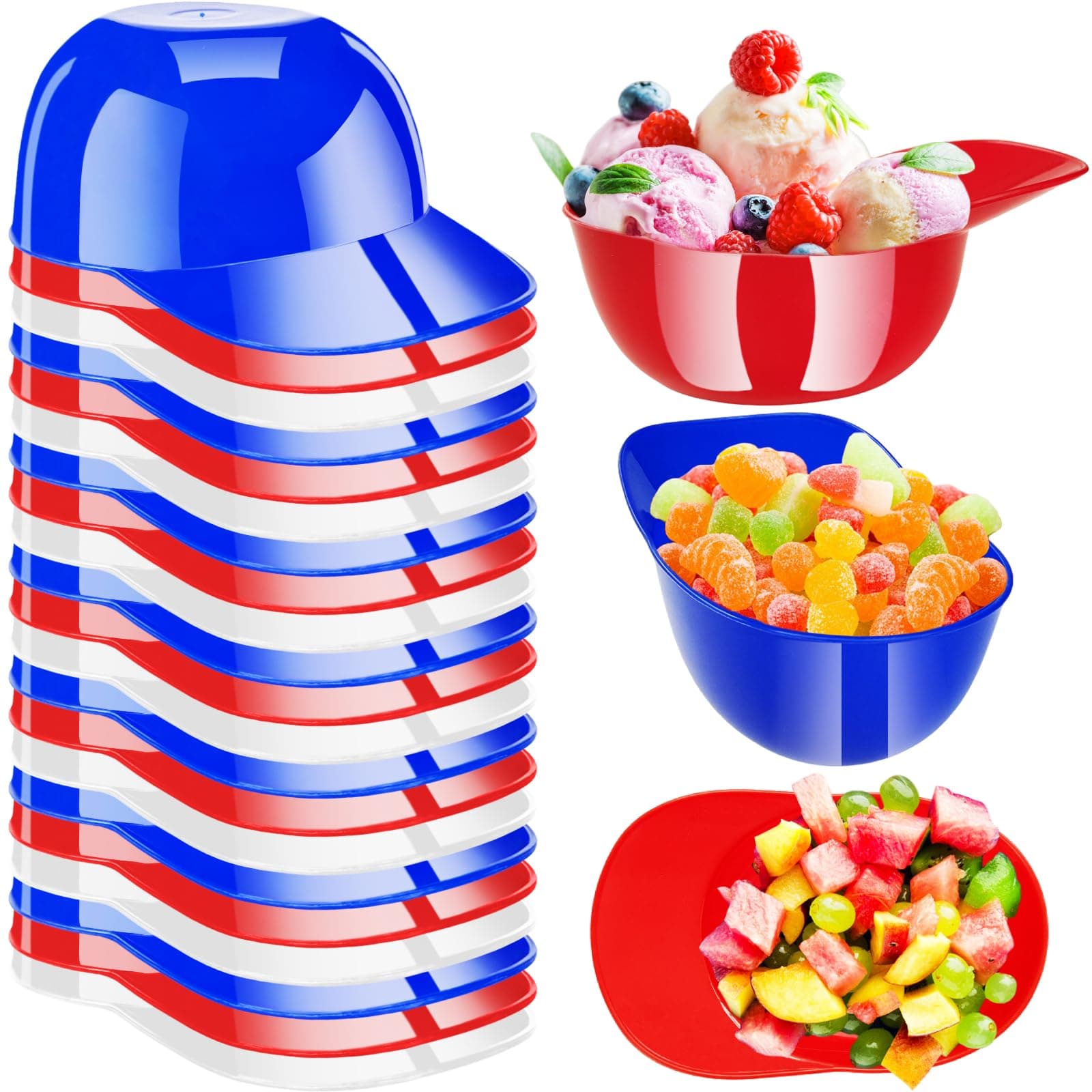 Mini Dessert Cups with Spoons Set of 50