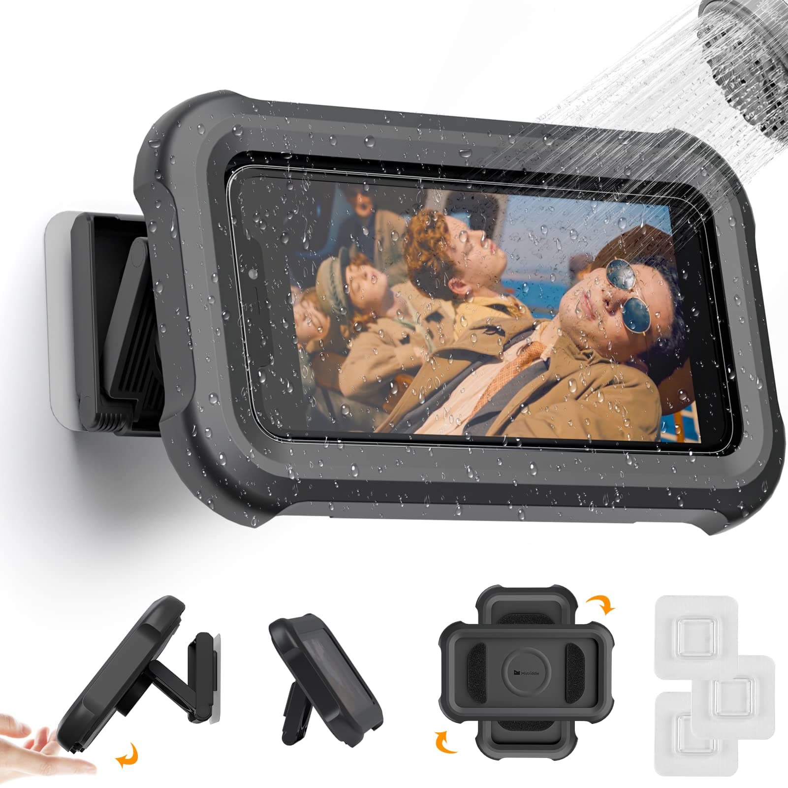 Mistriddle Waterproof Shower Phone Holder