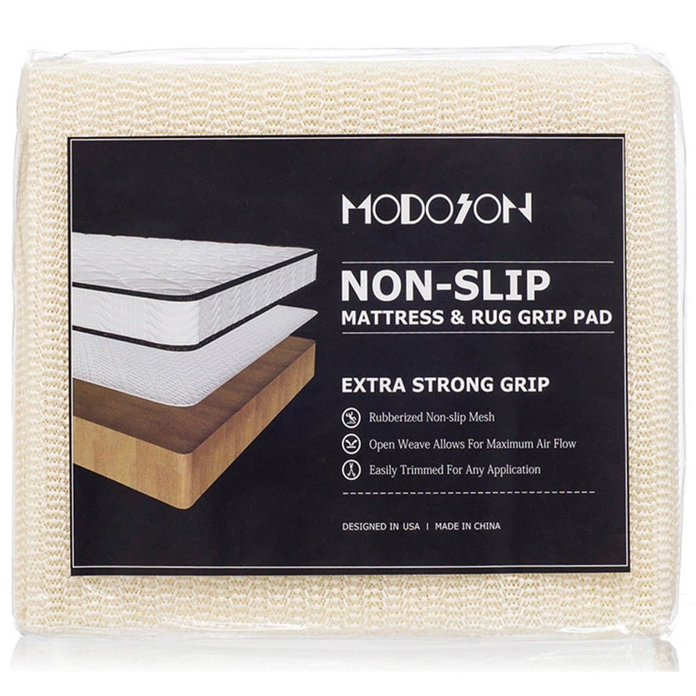 MODOSON Non-Slip Mattress Grip Pad Twin Size 37.5 x 74 in.