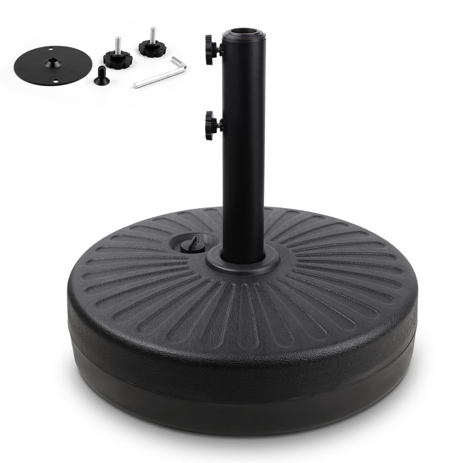 MONDAWE 28-52 LBS Patio Umbrella Base - 17 in. Round