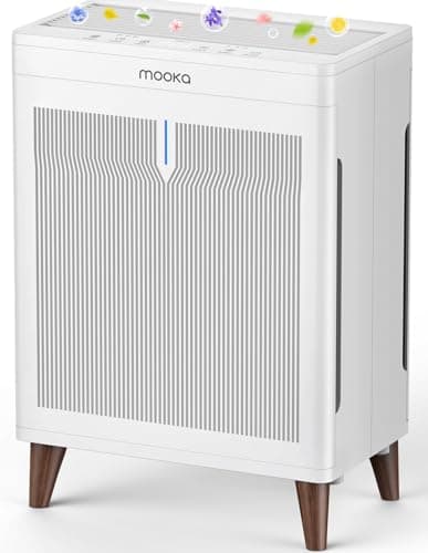 MOOKA Air Purifier H13 True HEPA - Quiet Bedroom Cleaner