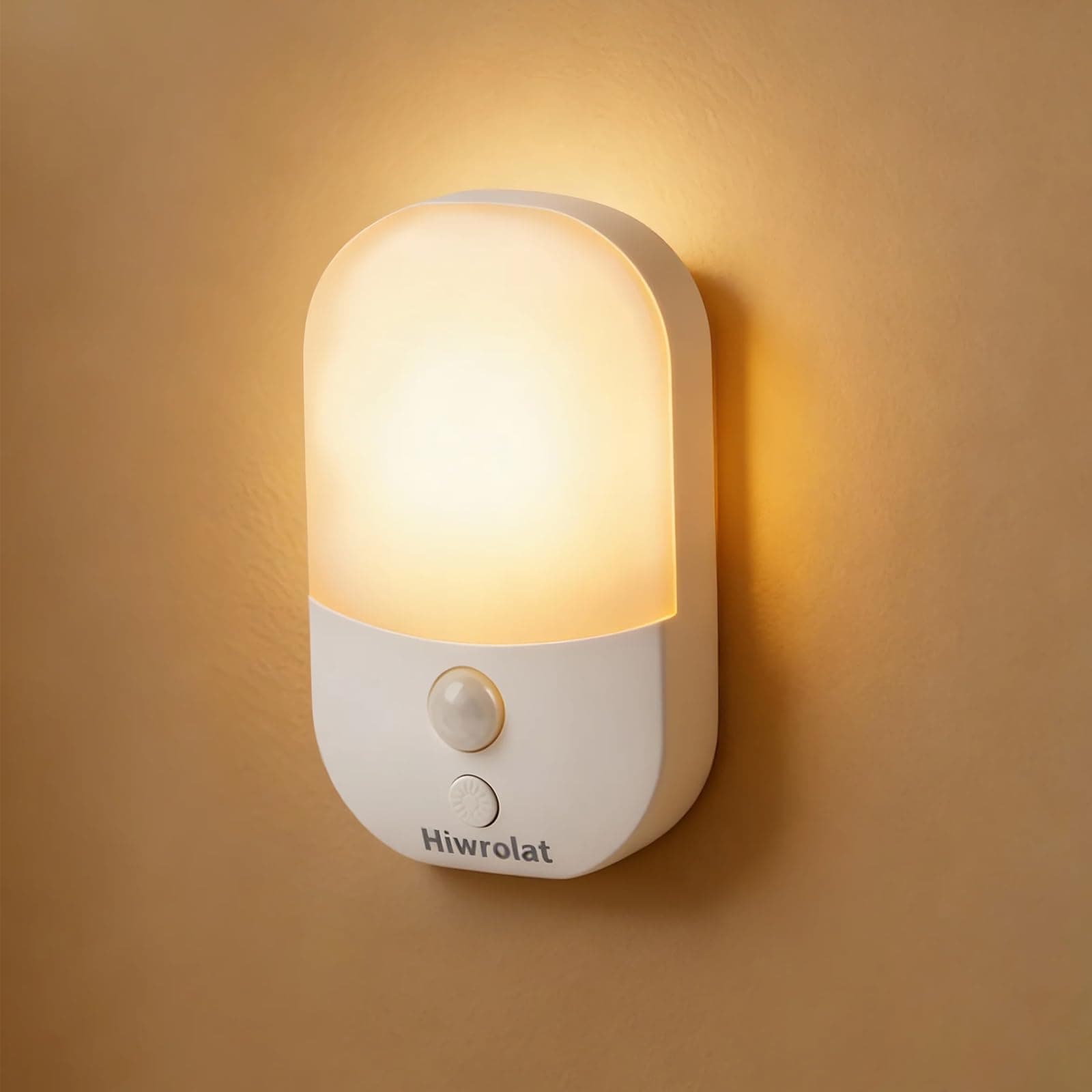 Plug-In Motion Sensor Night Light Combo