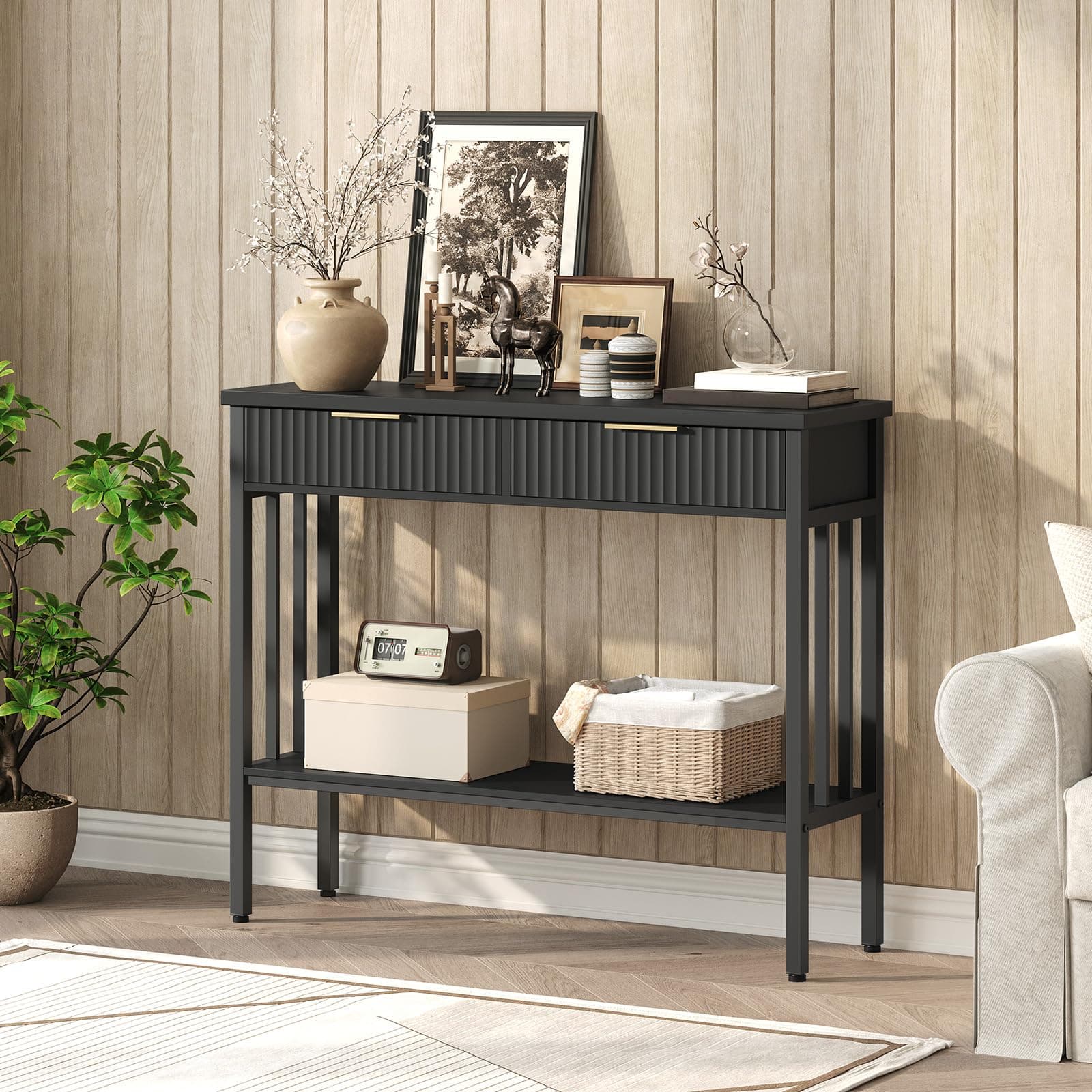 Narrow Entryway Console Table