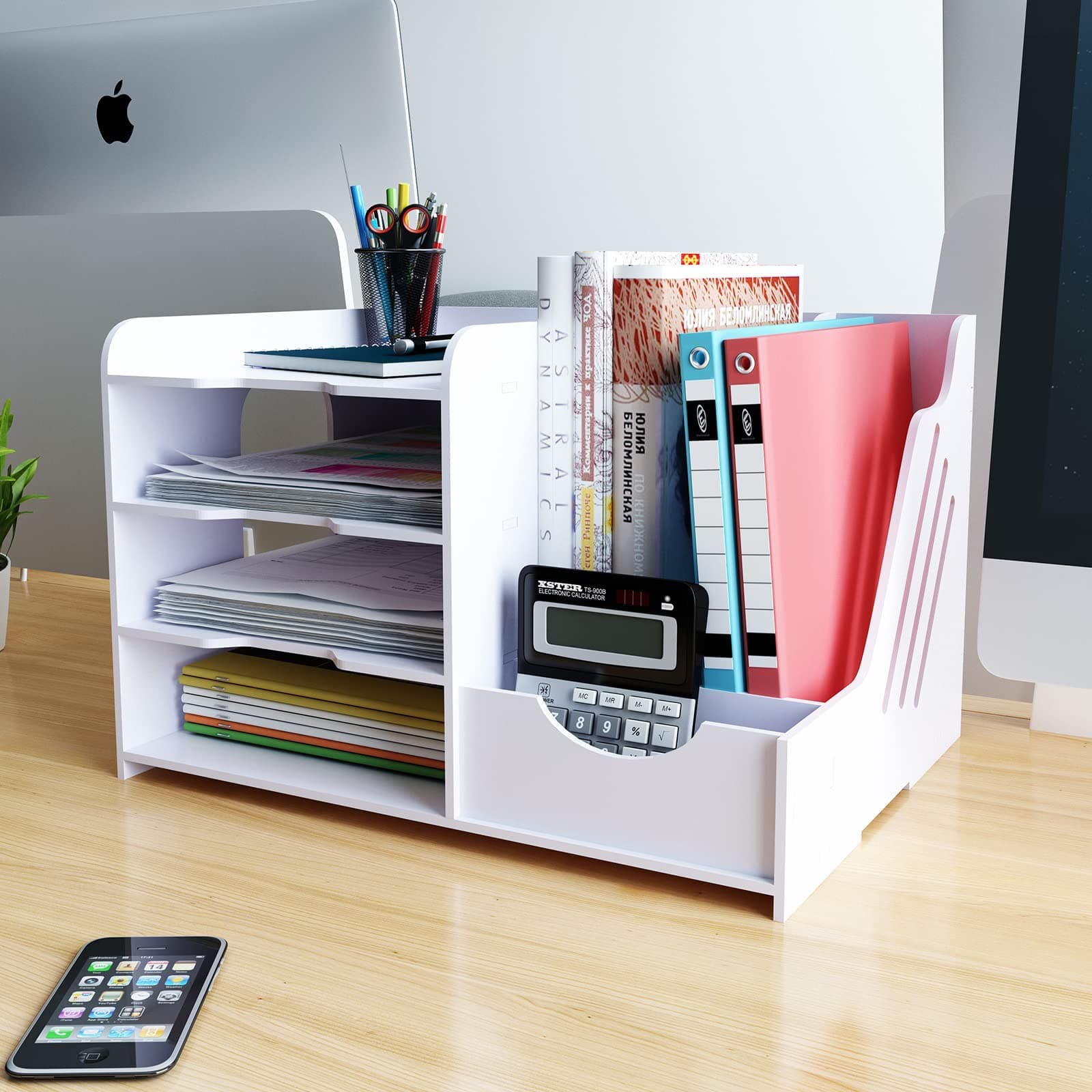 Natwind Stackable 10-Tier Desktop Paper Organizer