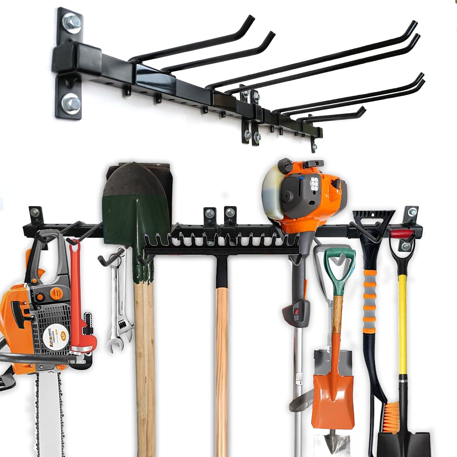NEECONG Garden Tool Storage Rack - Combination Wall Mount