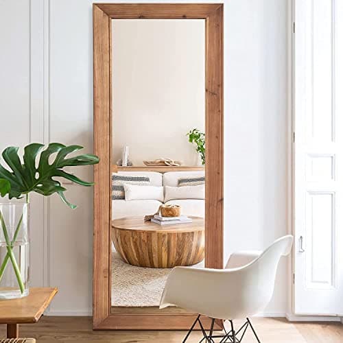 NeuType Full Length Floor Mirror — 65 x 22 in., Silver
