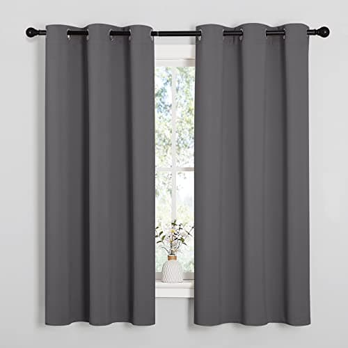 NICETOWN Thermal Insulated Grommet Blackout Curtains (2 Panels, 42x63 in)