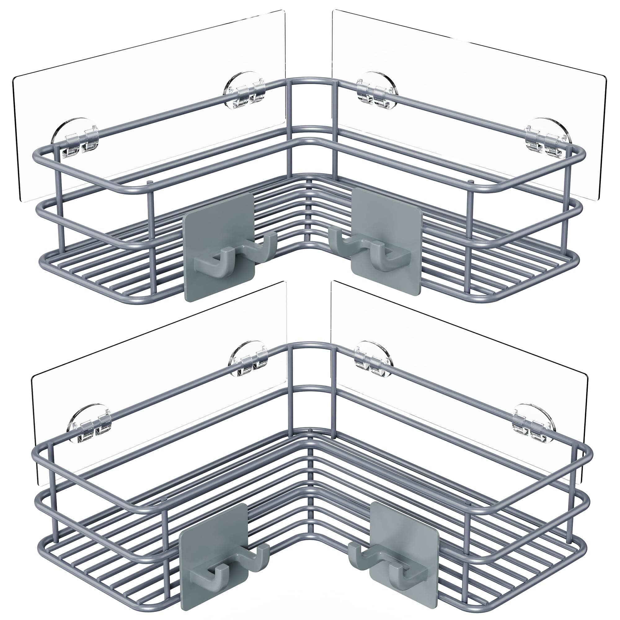 Nieifi Corner Shower Caddy Shelf 2-Pack
