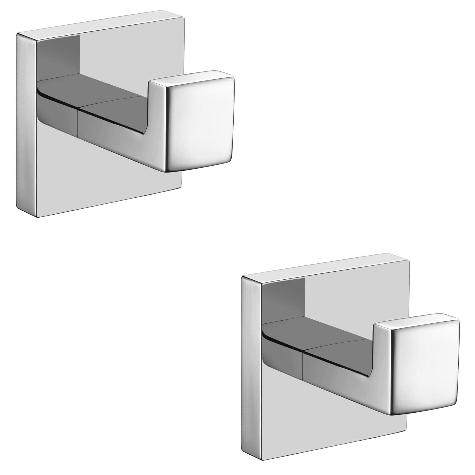 Nolimas Chrome Double Robe Hook 2-Pack