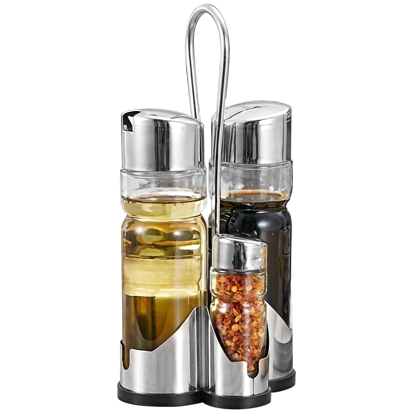 Oil and Vinegar Dispenser Set with Tray