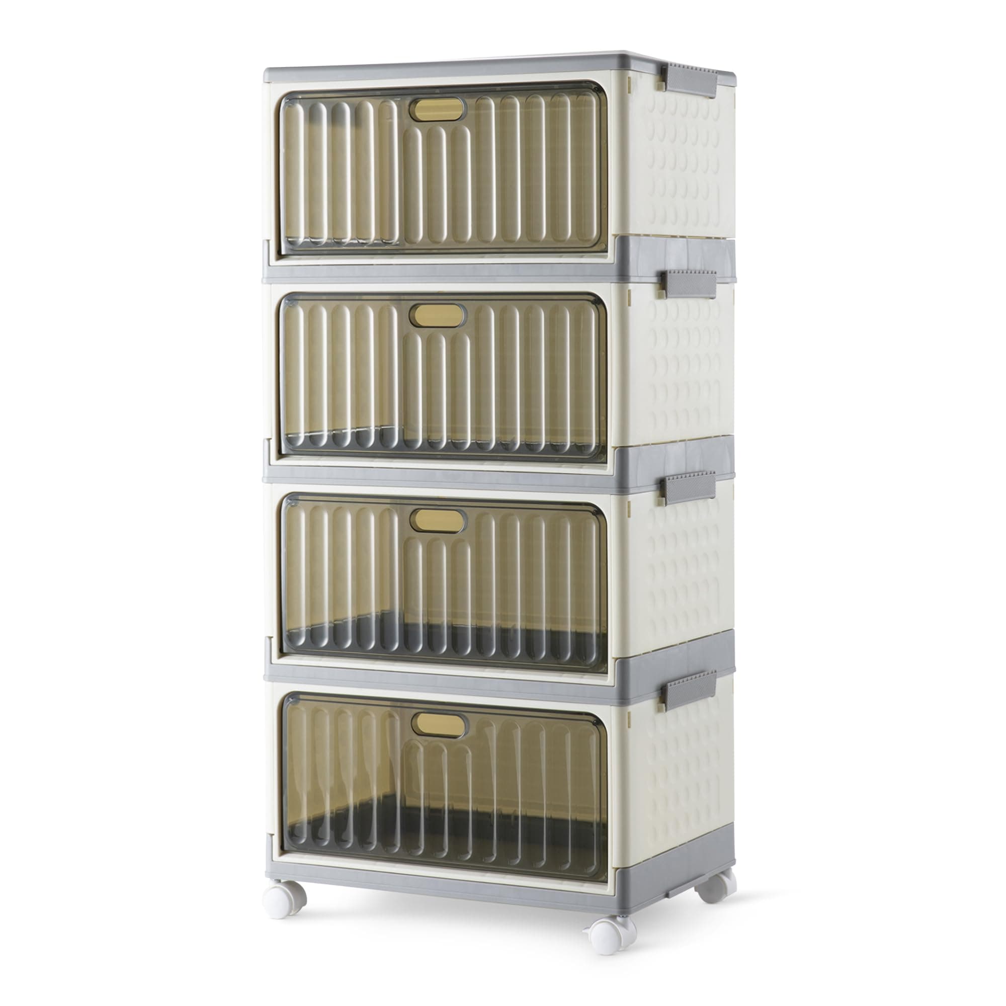Open-Front Stackable Bins (4-Pack)