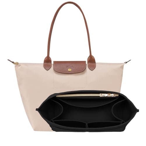 OPPOSHE Purse Organizer Insert with Zipper