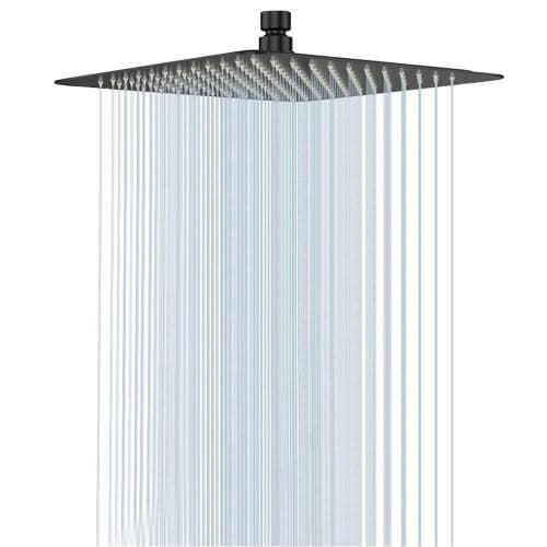 Outdoor Rainfall Shower Head (8 inch, stainless steel)