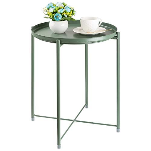 Bamboo Folding Side Table Small Outdoor