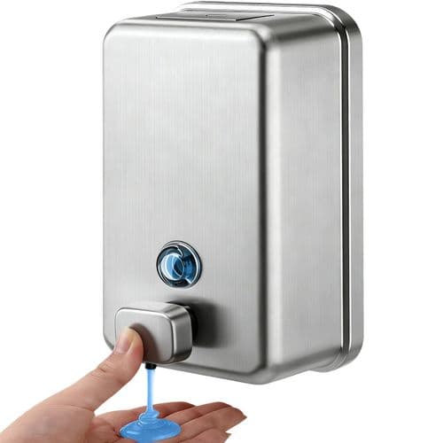 Wall-Mounted Outdoor Soap Dispenser (stainless steel)