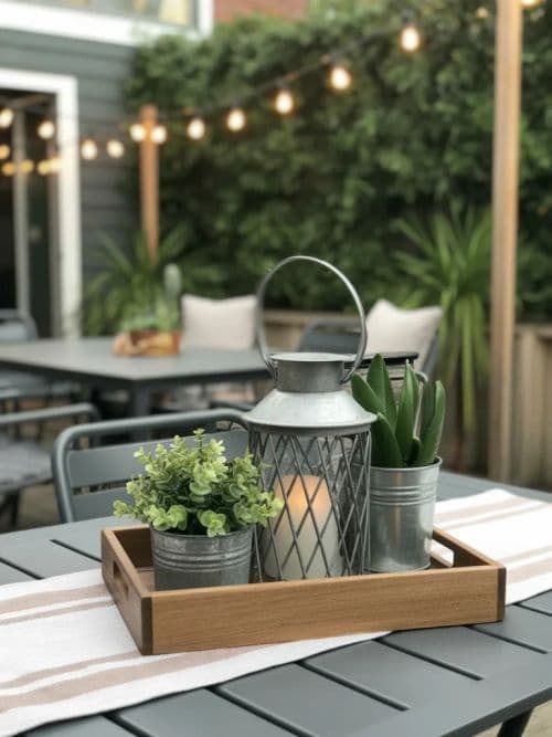 Outdoor Spring Boho Centerpiece