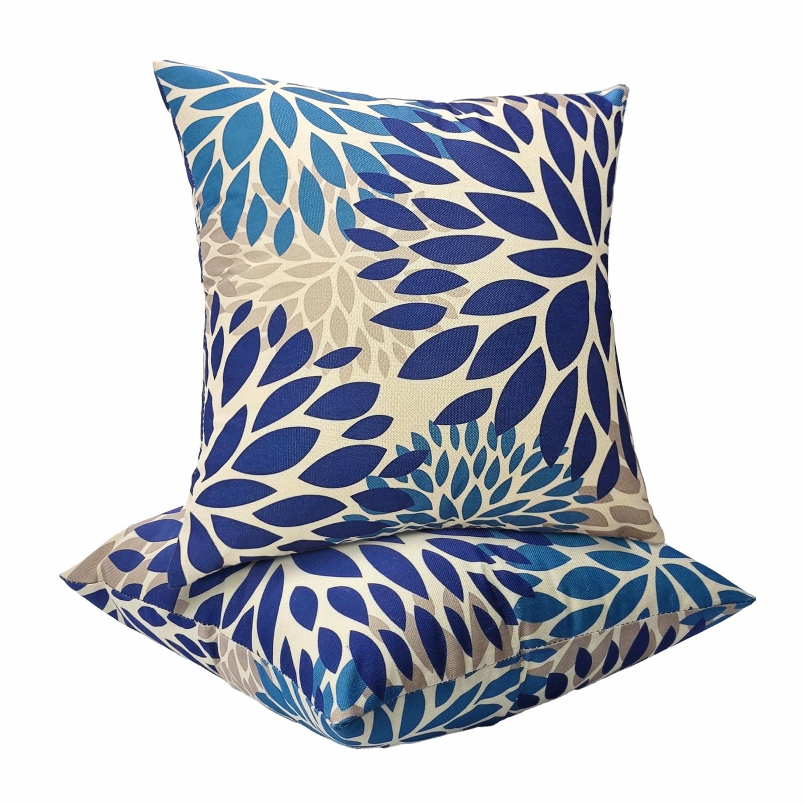 Outdoor Throw Pillows UV-Resistant (Set of 2, 18 x 18 inch)