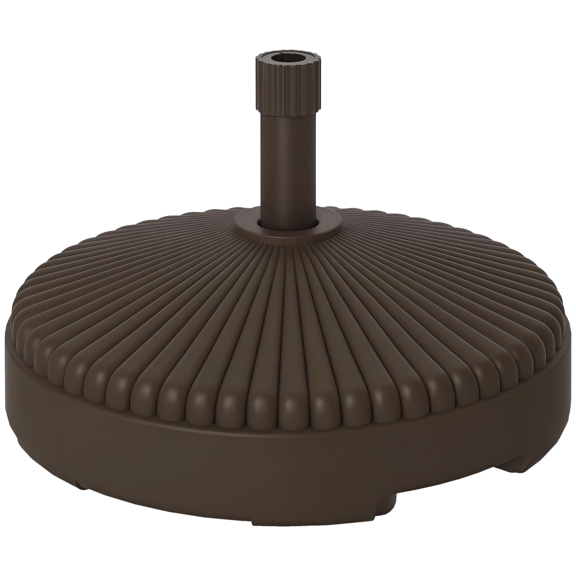 Outsunny Round Patio Umbrella Base Holder - Up to 44 lbs