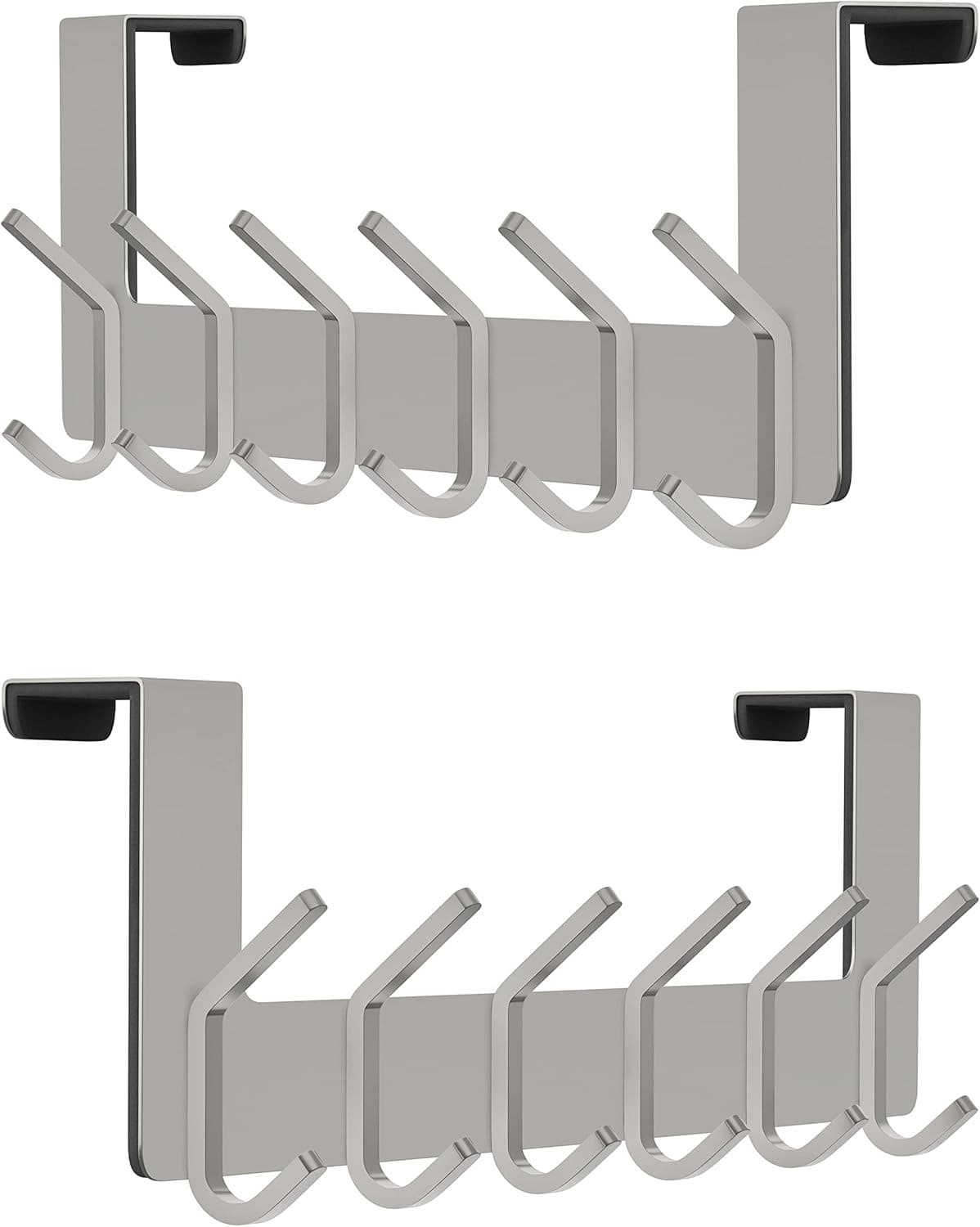 Over-the-Door Hooks (Brushed Nickel)