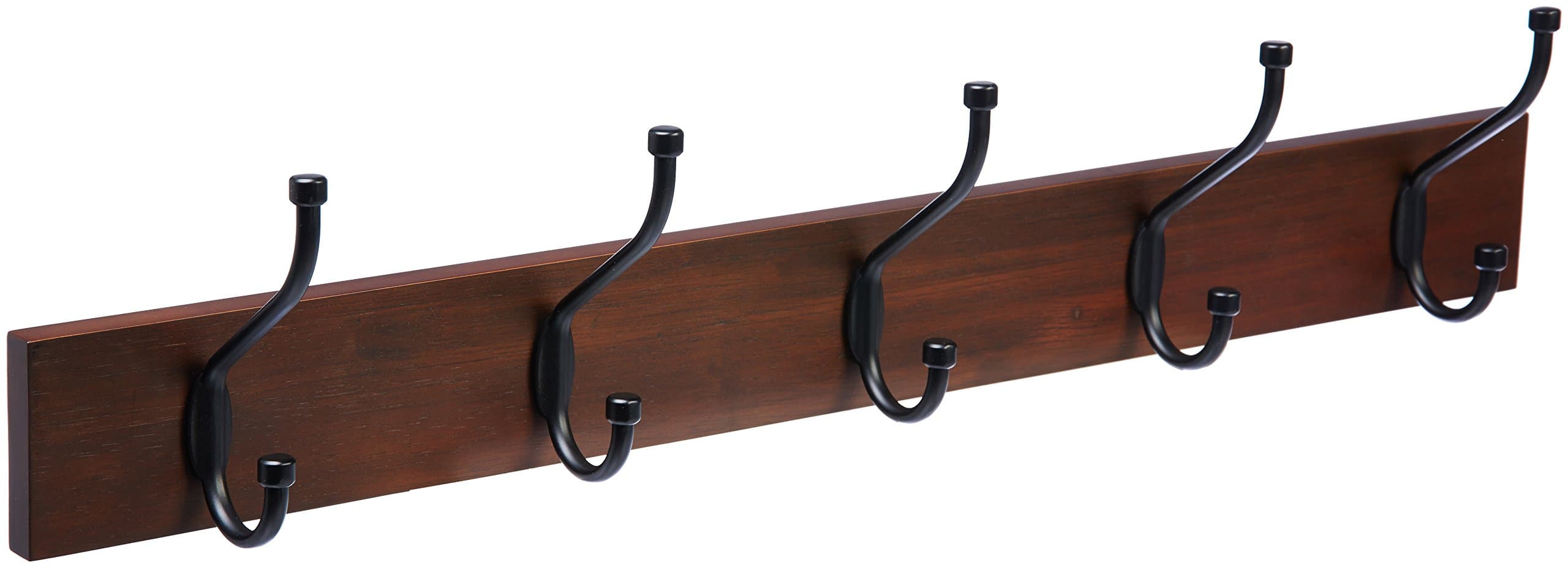 SimpleHouseware Over Door Hook Organizer 5 Hooks