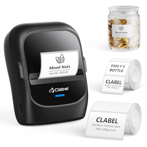 Bluetooth Label Maker for Pantry and Spices