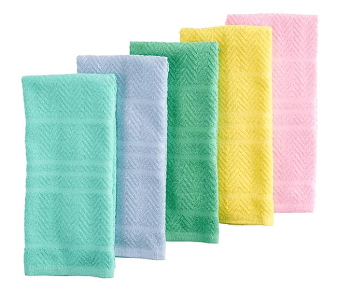 Pastel Silicone Oven Mitts with Quilted Cotton Lining