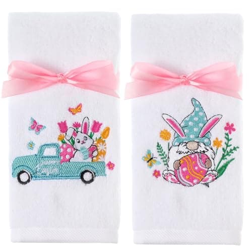 DII Spring Garden Waffle Weave Kitchen Towel Set of 6