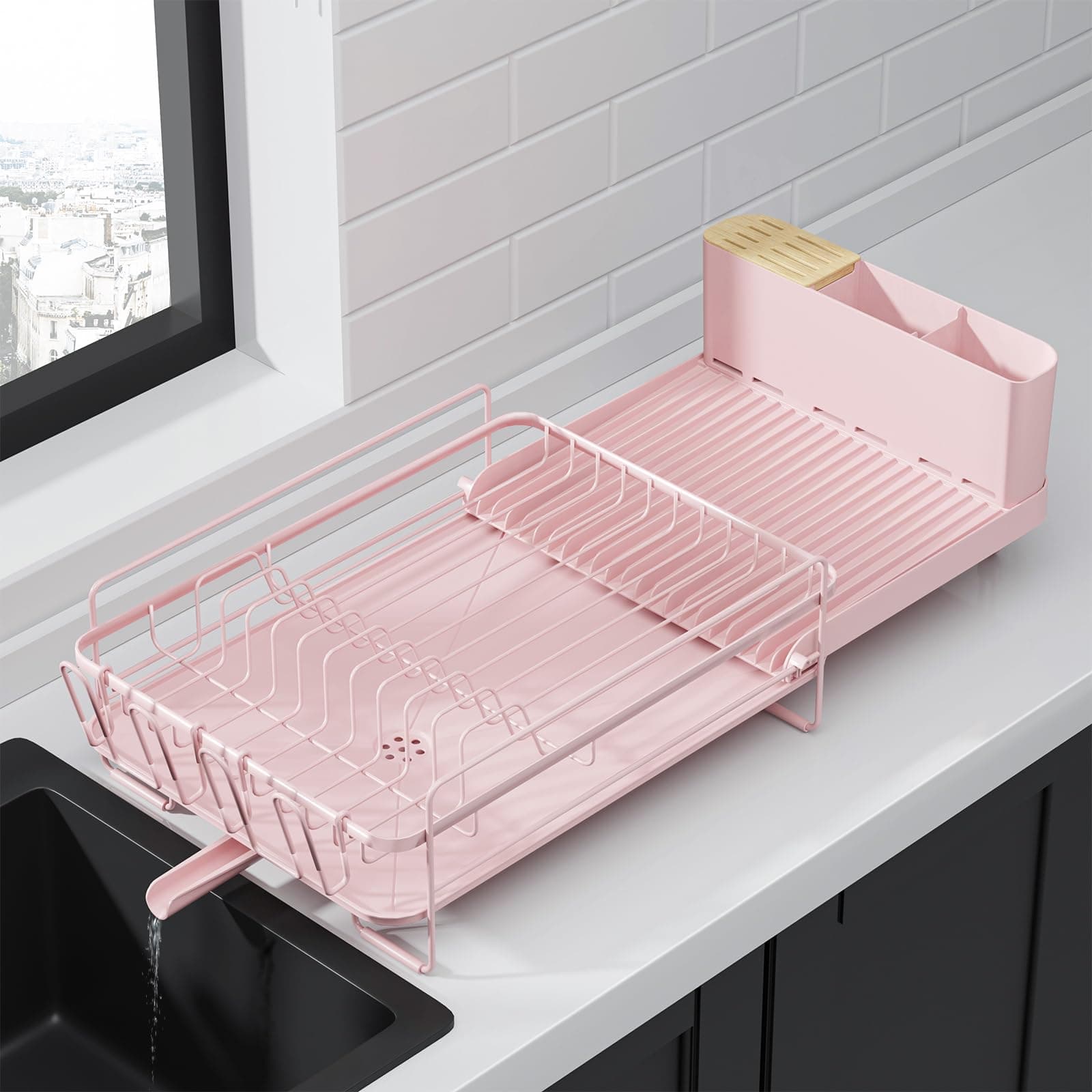 Pastel Ceramic Utensil Holder Matte Finish