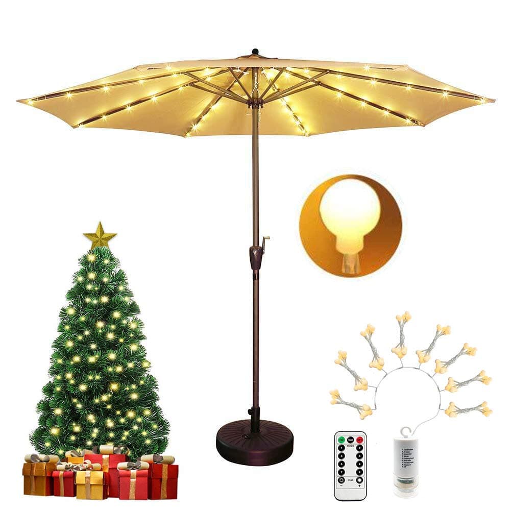Patio Umbrella Lights 104 LED with Remote - 8 Modes, Waterproof