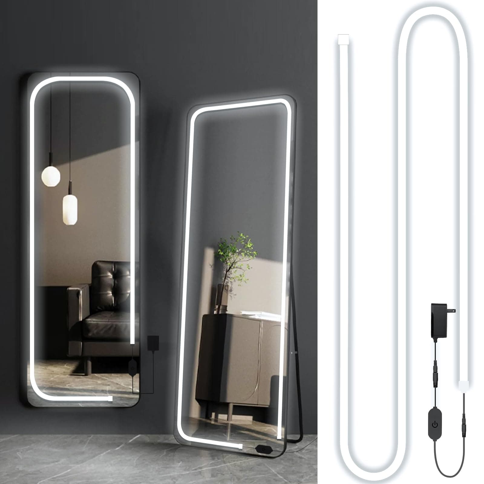 Plug-In Wall Sconces for Bathroom (Pair)