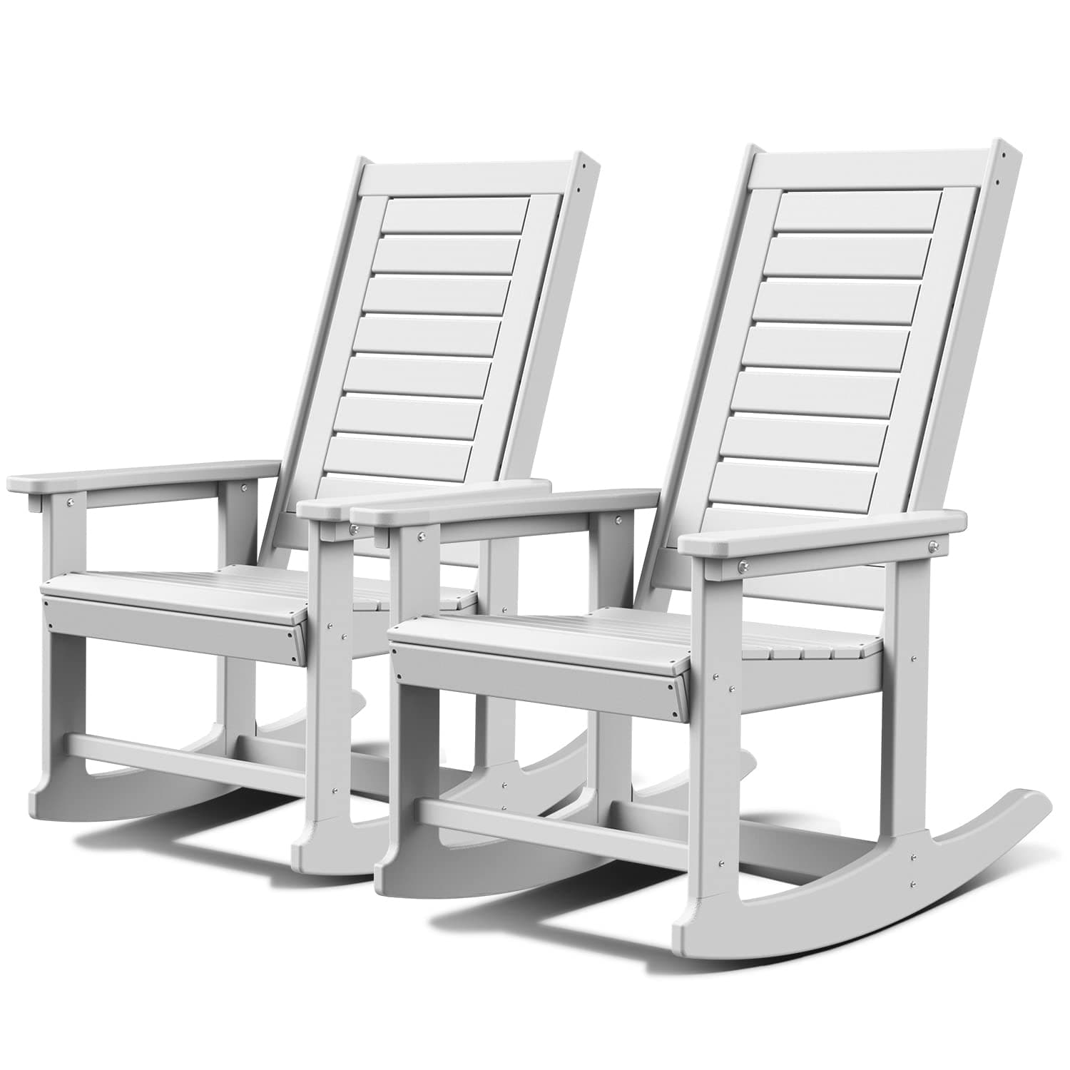 Polywood Presidential Outdoor Rocking Chair - White