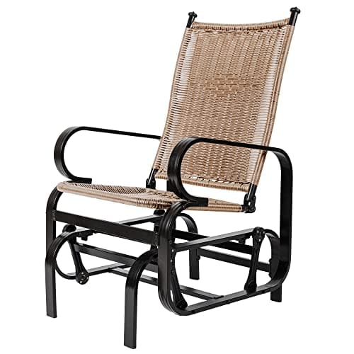 Best Choice Products Wicker Rocking Chair with Cushion