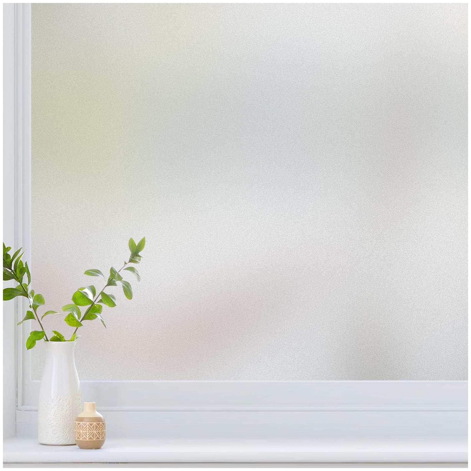 rabbitgoo Window Privacy Film Frosted White